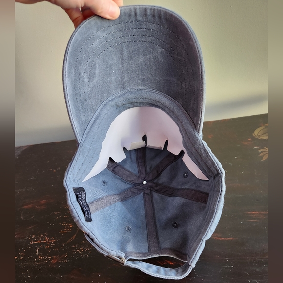 Cotton Dad Hat Hand Painted Heart - Picture 3 of 7